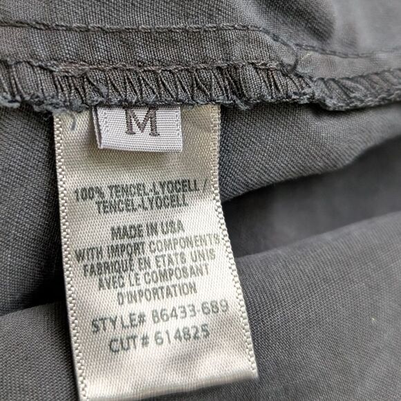 Bella Dahl Frayed Smocked-Waist Dress Lightweight Tencel Boho Fringe Medium - Picture 10 of 11